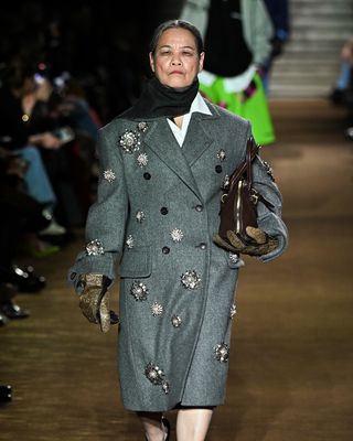 Image of Dr. Qui Huilan on Miu Miu Runway