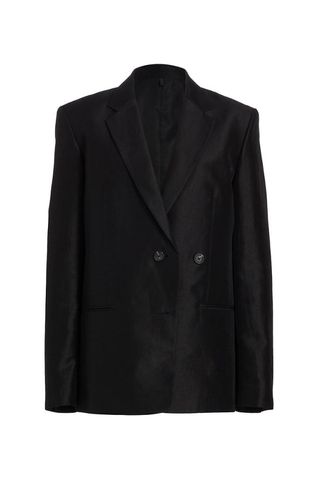 Helmut Lang Slubbed Double-Breasted Blazer