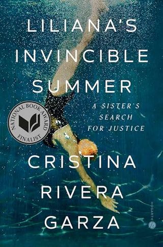 Liliana's Invincible Summer book cover with a woman diving underwater