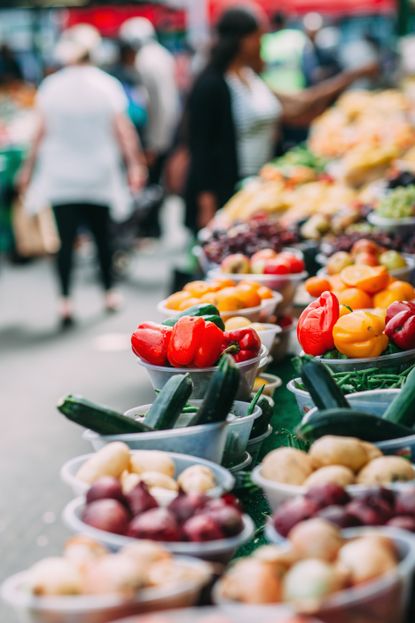 Stroll Around a Farmers' Market