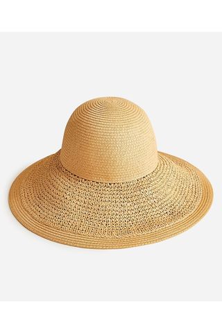 J.Crew Textured Summer Straw Hat