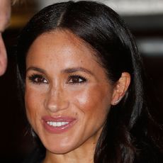 Close up shot of Meghan Markle