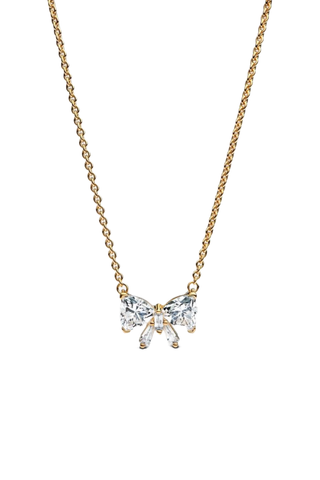 Pandora Sparkling Bow Necklace