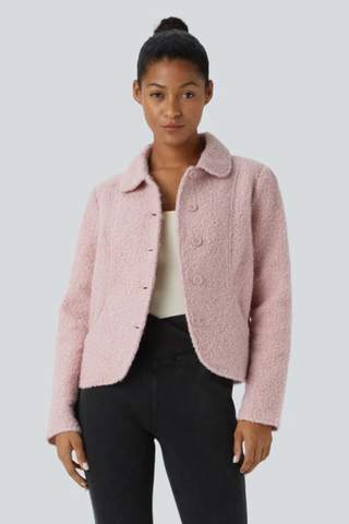 Halara Relaxed Casual Teddy Jacket