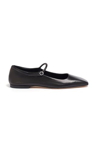 Uma Nappa Leather Mary Jane Flats