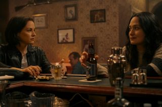 Riley Keough and Lily Gladstone in 'Under the Bridge'