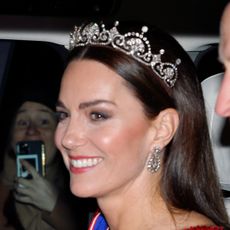 Kate Middleton wearing a tiara