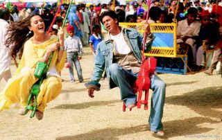 A still from the movie Veer-Zaara