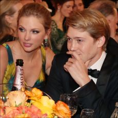 77th ANNUAL GOLDEN GLOBE AWARDS -- Pictured: (l-r) Taylor Swift and Joe Alwyn at the 77th Annual Golden Globe Awards held at the Beverly Hilton Hotel on January 5, 2020.