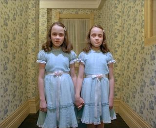 twins in the hallway in the shining