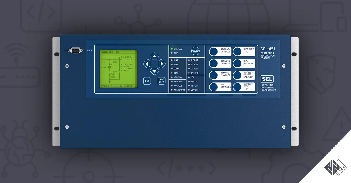 Five Vulnerabilities on SEL-451 Allow Authentication Bypass and DoS