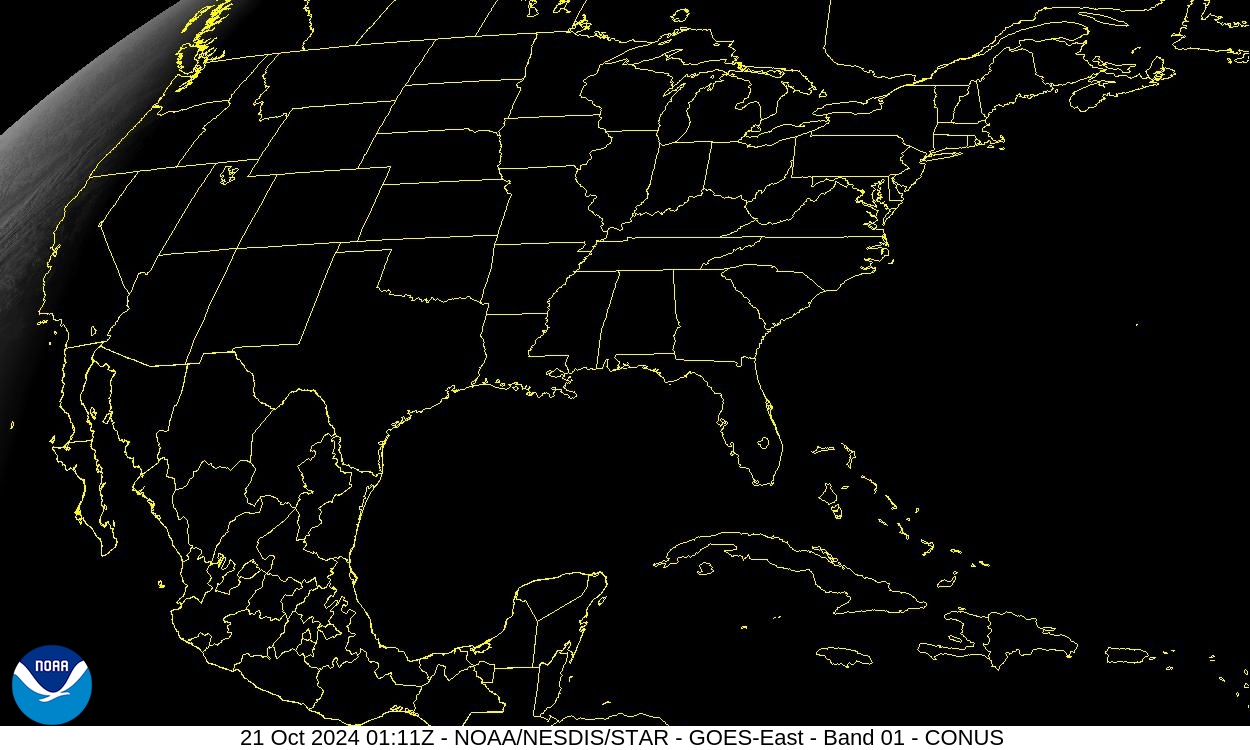 Band 1 - 0.47 µm - Blue - Visible - 21 Oct 2024 - 0111 UTC