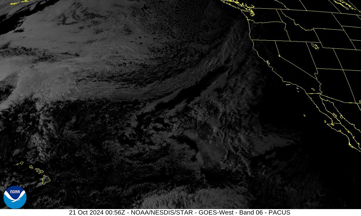 Band 6 - 2.2 µm - Cloud Particle - Near IR - 21 Oct 2024 - 0056 UTC