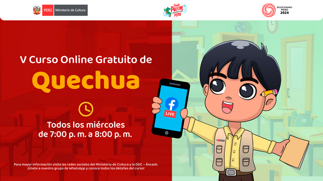 V Curso Online Gratuito de Quechua Central