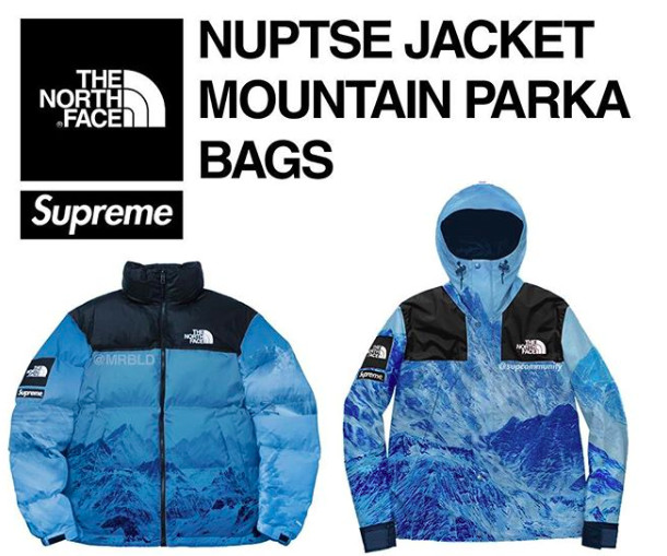 ▲Supreme x The North Face 2017秋冬聯名（圖／翻攝自mrbld Instagram）