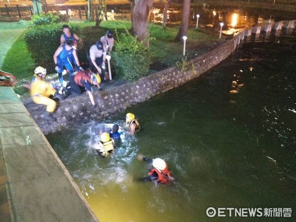 ▲▼快訊／台中公園日月湖溺水！45歲男呼吸心跳…送醫搶救中。（圖／記者莊智勝翻攝）