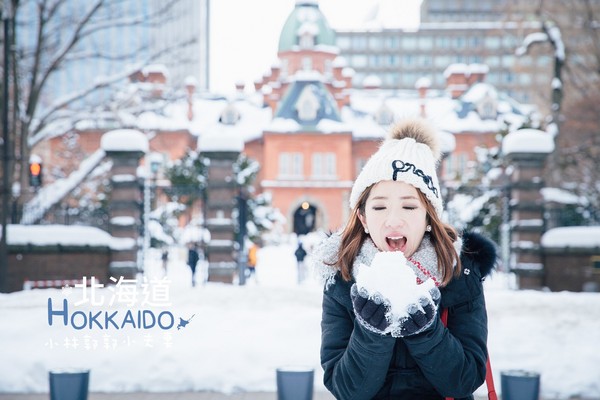 ▲冬天下雪北海道的不開車自由行。（圖／小林&郭郭的小夫妻生活提供）