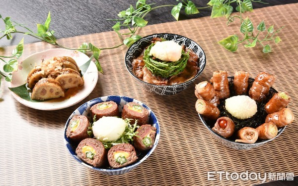 ▲開丼推出期間限定的3款花系丼飯。(圖／開丼提供)