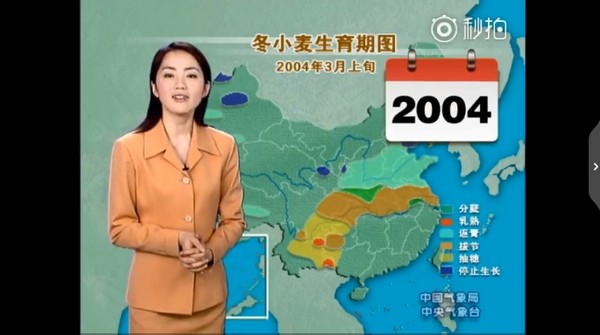 ▲▼氣象女神楊丹播報23年都沒變。（圖／翻攝自秒拍）