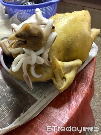 ▲三牲祭品。（圖／網友陳佳佳授權引用，）