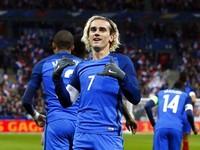 ▲法國足球國家隊。前鋒格里茲曼（Antoine Griezmann）（圖／達志影像／美聯社）