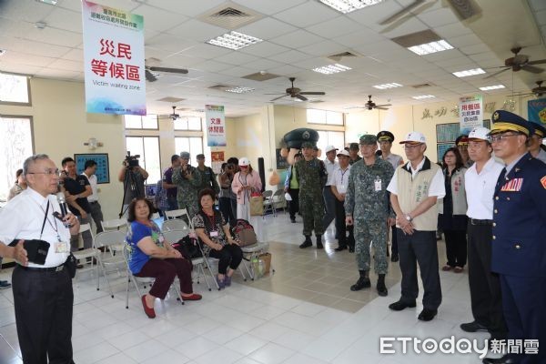 ▲台南市107軍民聯合防空（萬安41號）演習確實，獲國防部度肯定。（圖／市府提供，同下）