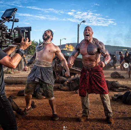 《Fast & Furious Presents: Hobbs & Shaw》。（圖／翻攝自巨石強森IG）