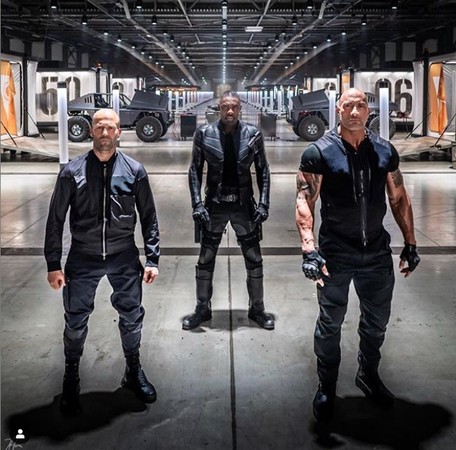 《Fast & Furious Presents: Hobbs & Shaw》。（圖／翻攝自巨石強森IG） 