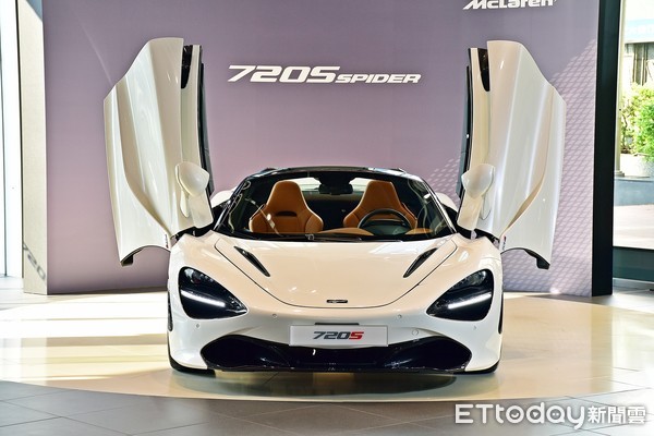 開篷也能狂飆325km／h！麥拉倫720S Spider「1768萬元」絕美在台現身　（圖／記者游鎧丞攝）