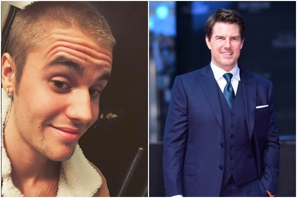 ▲▼小賈斯汀（Justin Bieber）嗆聲要和湯姆克魯斯（Tom Cruise）釘孤枝。（圖／翻攝自推特、IG）