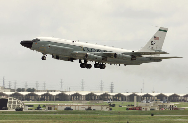 ▲▼ 美國空軍RC135W偵察機 。（圖／路透）