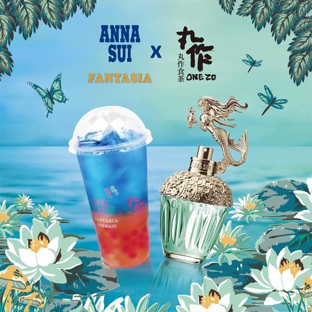 ▲▼ANNA SUI和丸作推出聯名飲料。（圖／品牌提供）