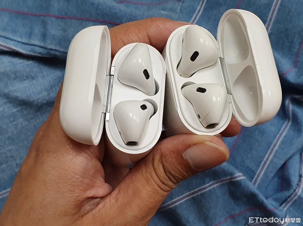 ▲▼盜版AirPods。（圖／記者邱倢芯攝）