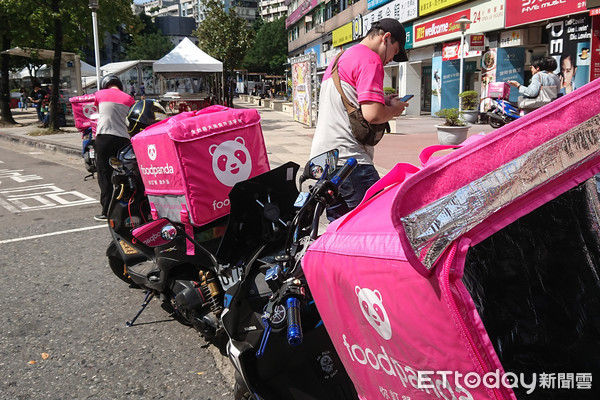 ▲foodpanda,空腹熊貓,外送,機車外送,僱傭。（圖／記者林敬旻攝）