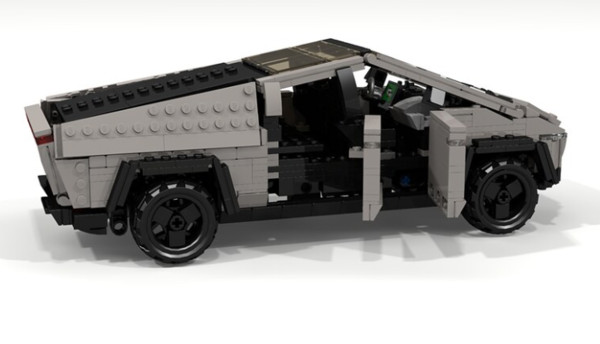 ▲LEGO設計師Peter Blackert 在網路上發表Cybertruck樂高。（圖／翻攝LEGO設計師Peter Blackert flickr）