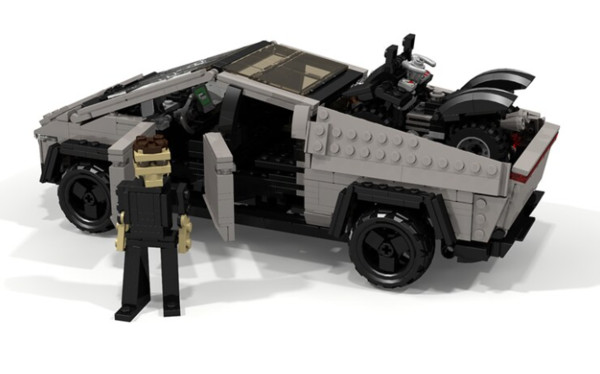 ▲LEGO設計師Peter Blackert 在網路上發表Cybertruck樂高。（圖／翻攝LEGO設計師Peter Blackert flickr）