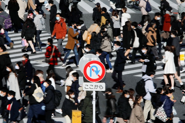 ▲▼ 日本,日本街頭,新冠肺炎。（圖／路透）