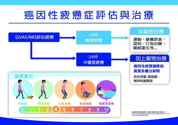 ▲▼癌疲憊診斷與治療。（圖／台灣癌症全人關懷基金會提供）