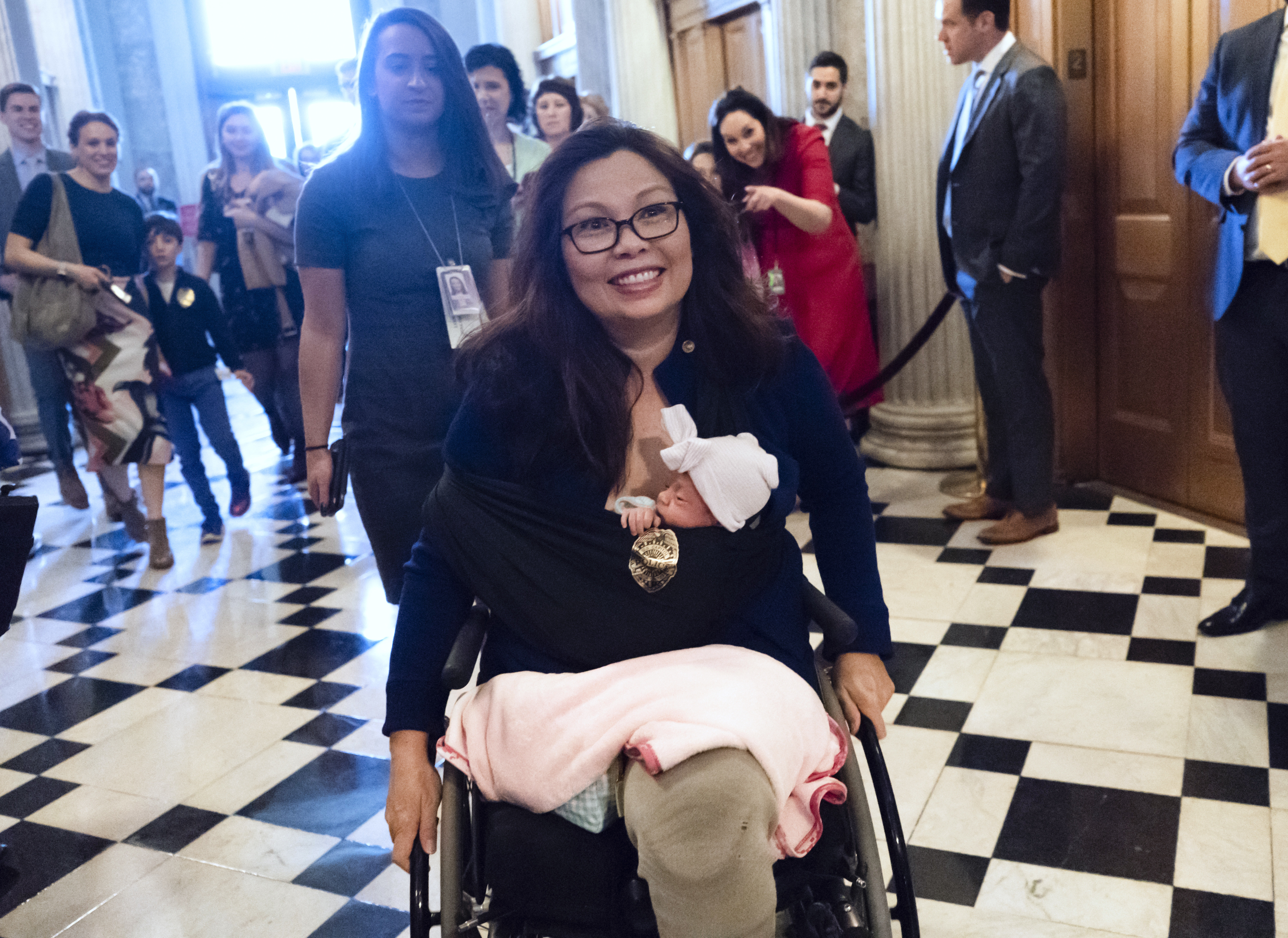 ▲▼ 訪台美國參議員達克沃絲（Tammy Duckworth）成為國會首位在任期間懷孕生產的議員。（圖／達志影像／美聯社）