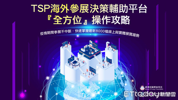 ▲企業可透過TSP全方位操作攻略，了解最新線上與實體展覽動向。（圖／貿協提供）