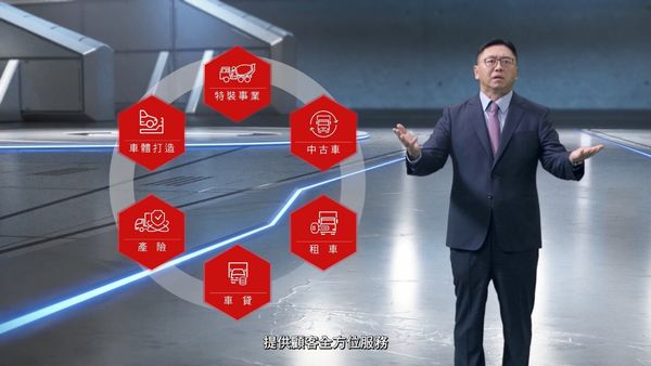 ▲和泰發表「HINO六期全車系新車」！總經理霸氣宣示：挑戰商用車No.1。（圖／翻攝自和泰）