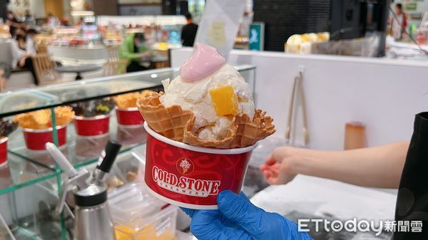 ▲▼COLD STONE芒果季開跑推「芒果之煉」、「楊枝美莓」2款冰品。（圖／記者蕭筠攝）