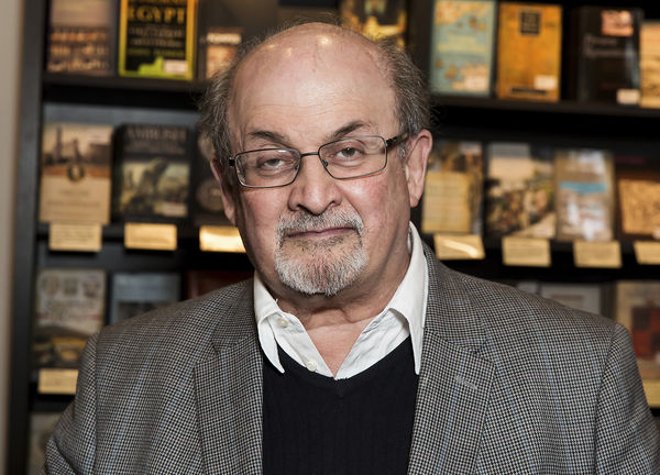 ▲▼印度裔英國籍作家魯西迪（Salman Rushdie）在紐約遇襲。（圖／達志影像／美聯社）