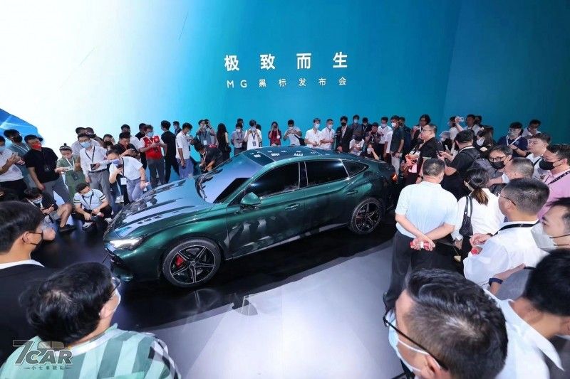 上汽名爵正式發表黑化廠徽 首款黑標車型 MG 7 正式亮相