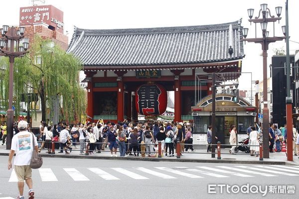 ▲▼日本旅遊，東京旅遊，東京淺草寺雷門。（圖／記者蔡玟君攝）