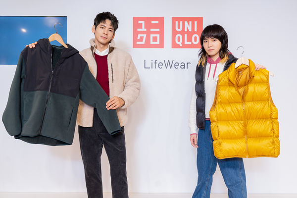 ▲▼林柏宏、持修出席服裝品牌活動。（圖／UNIQLO提供）