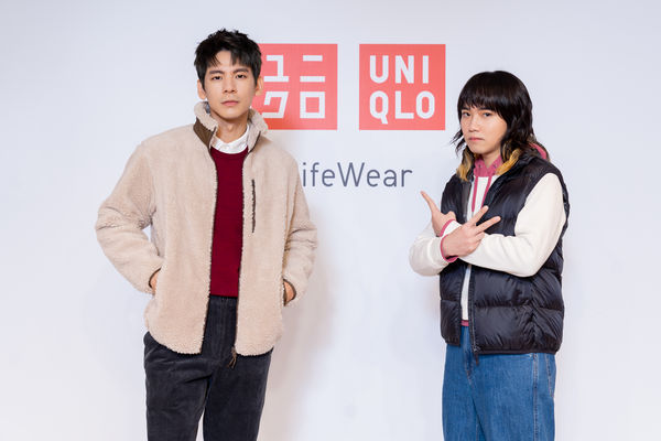 ▲▼林柏宏、持修出席服裝品牌活動。（圖／UNIQLO提供）