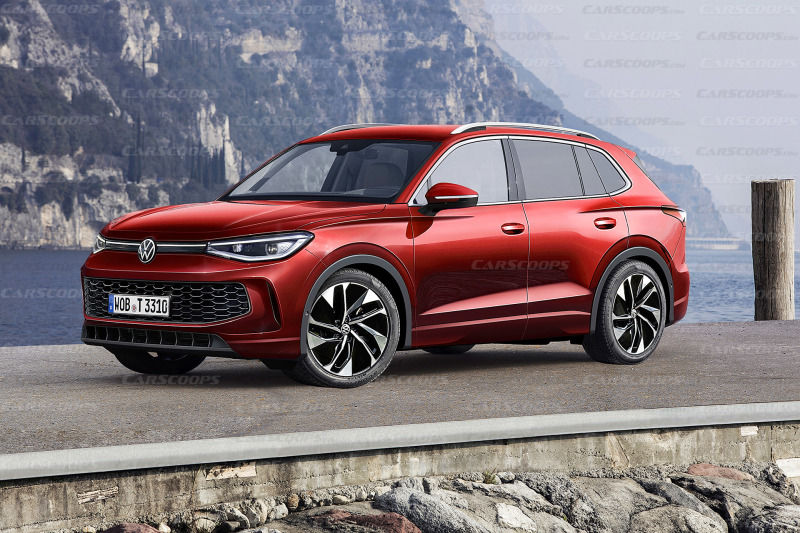 ▲海外積極路試的新一代Tiguan，最快明年問世。（預想圖／翻攝自外媒《Carscoops》）