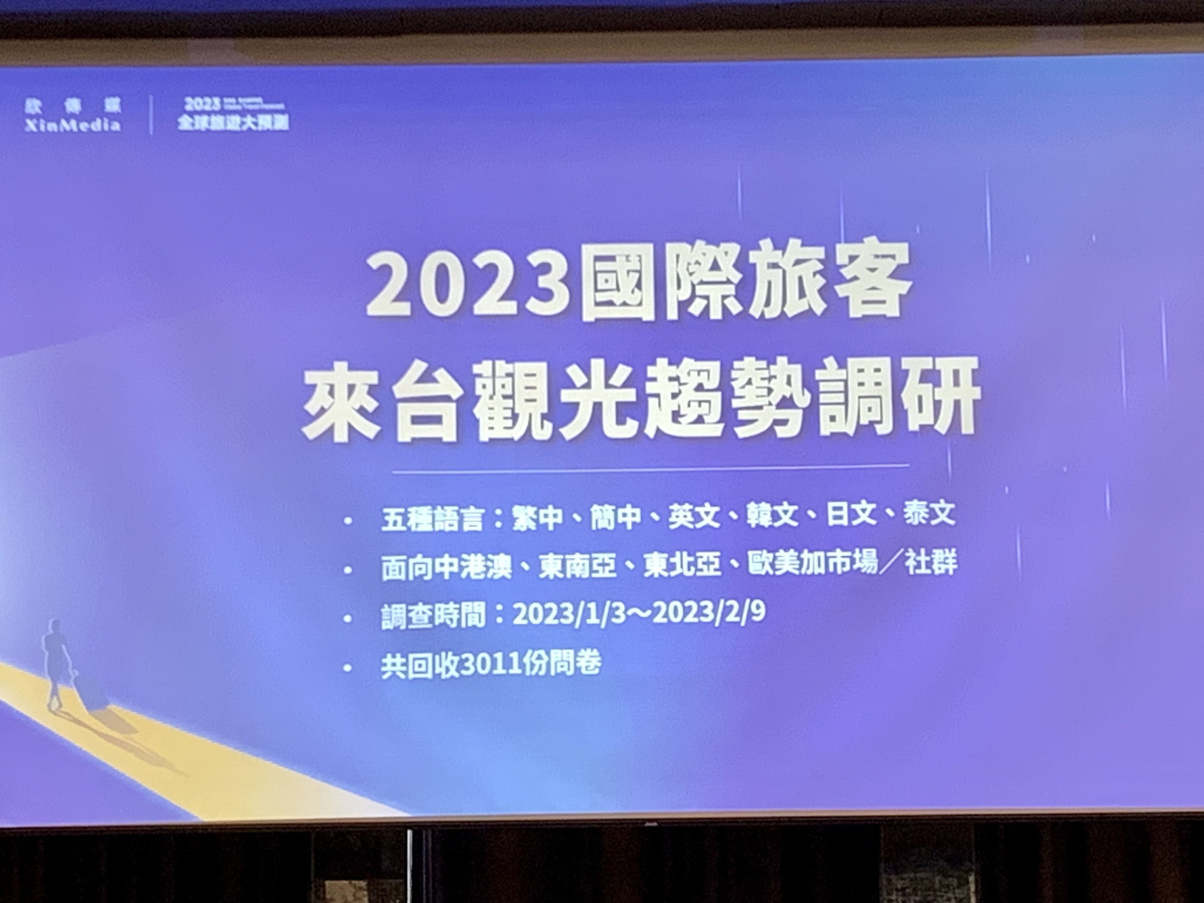 ▲雄獅集團欣傳媒總經理單葑,2023觀光經濟論壇。（圖／記者彭懷玉攝）