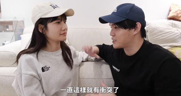 呂杰陽澄清自己沒和其他女友有肢體衝突。（翻攝自愛莉莎莎YouTube）